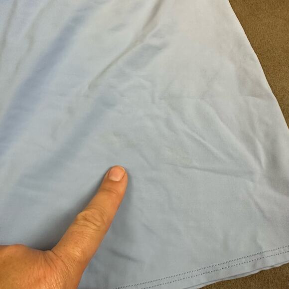 La Blanca Swim Skirt Coverup Pull-On Elastic Waist Blue Faux Wrap Large L - Picture 4 of 7